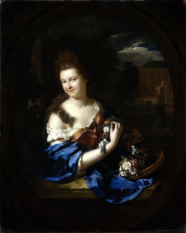 Portrait of Margaretha Rendorp (1673-1730), wife of Jan van de Poll by Adriaen van der Werff