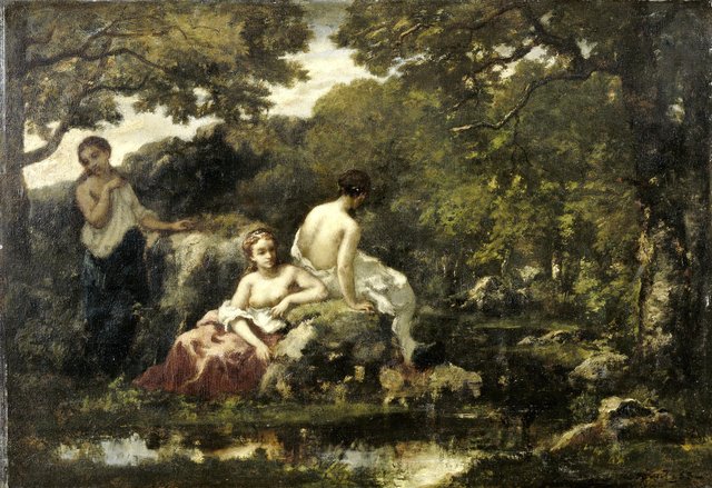 Idyll by Narcisse Virgilio Díaz