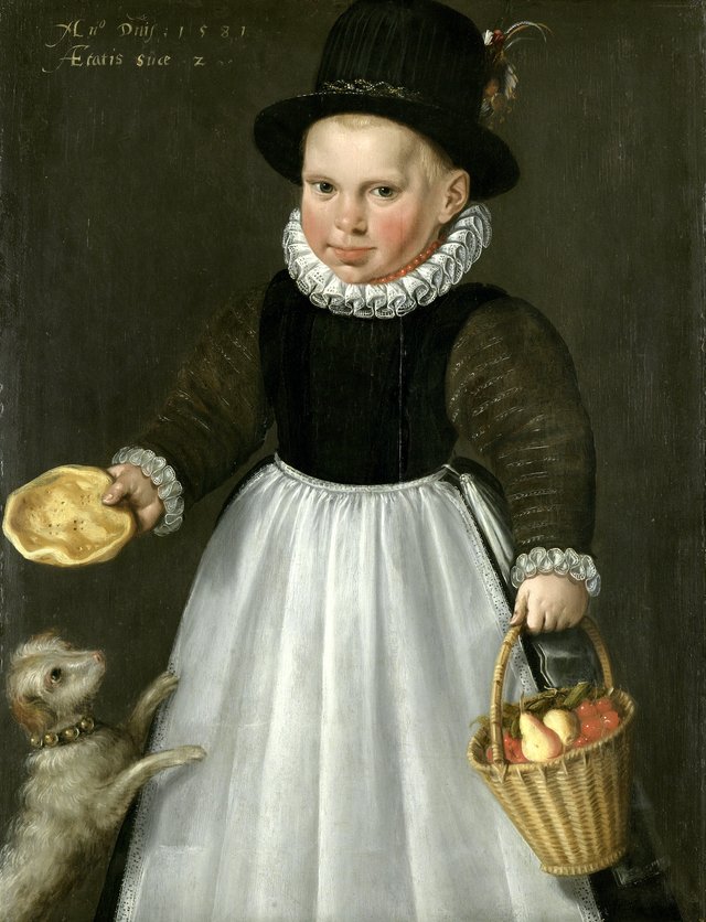 Portrait of a boy aged two by Jacob Willemsz Delff