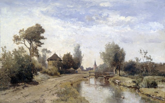 Landscape at Kortenhoef by Paul Joseph Constantin Gabriël