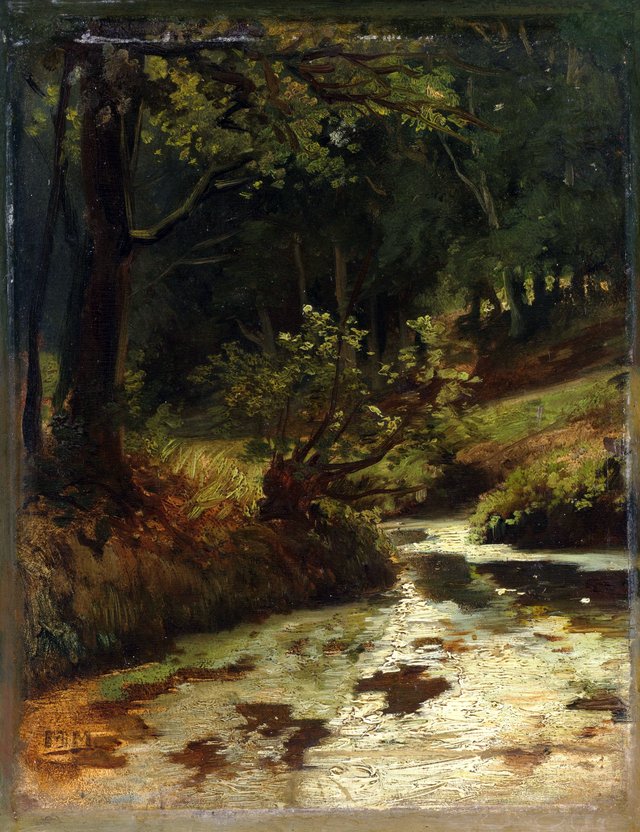 Brook in the Woods near Oosterbeek by Matthijs Maris
