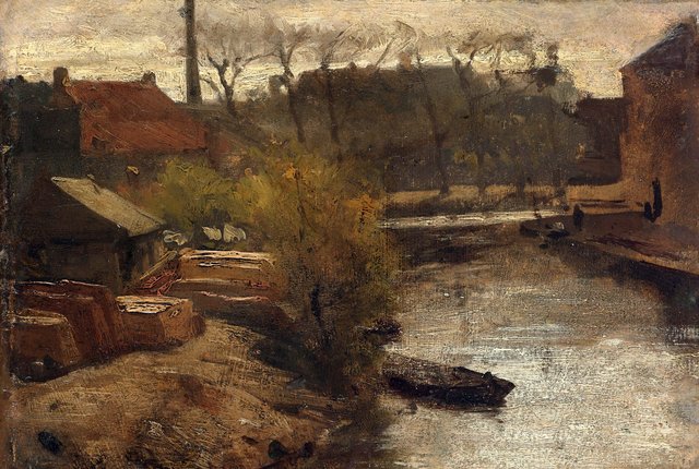 The Noord-West-Buitensingel in The Hague by Matthijs Maris