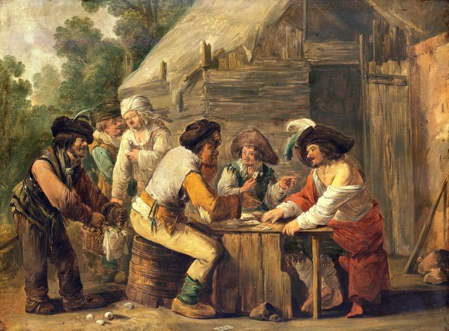 The card players by Andries Both