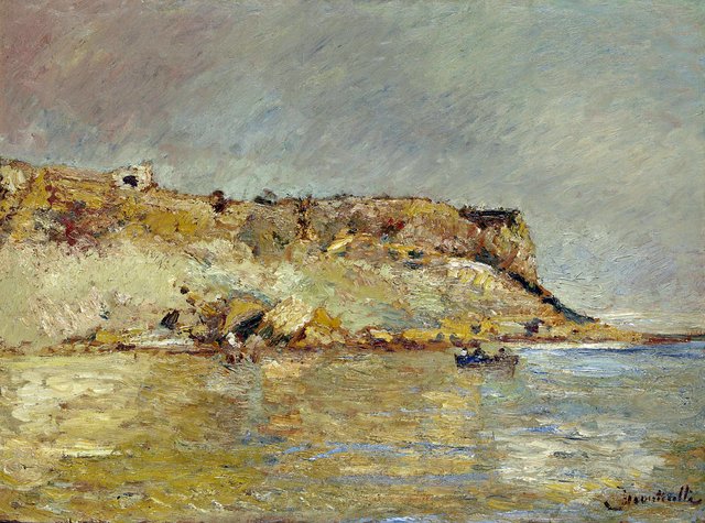 Kustgebergte by Adolphe Joseph Thomas Monticelli