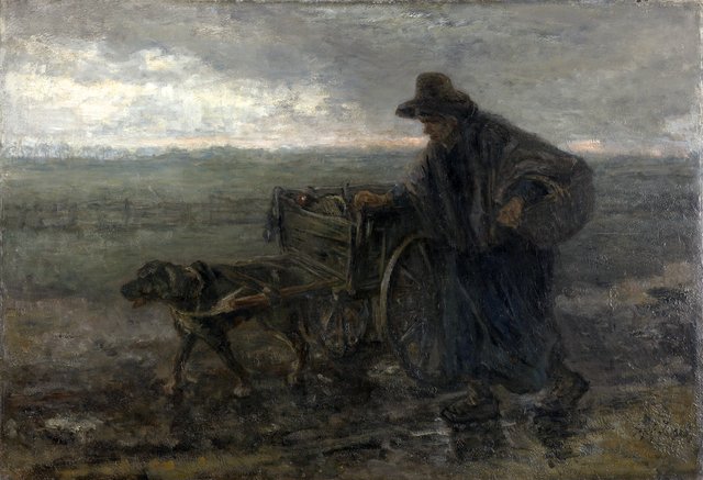 On Country Roads and Fields by Jozef Israëls