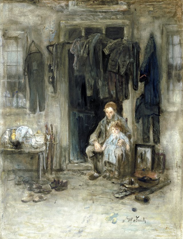 Zoon van het oude volk by Jozef Israëls