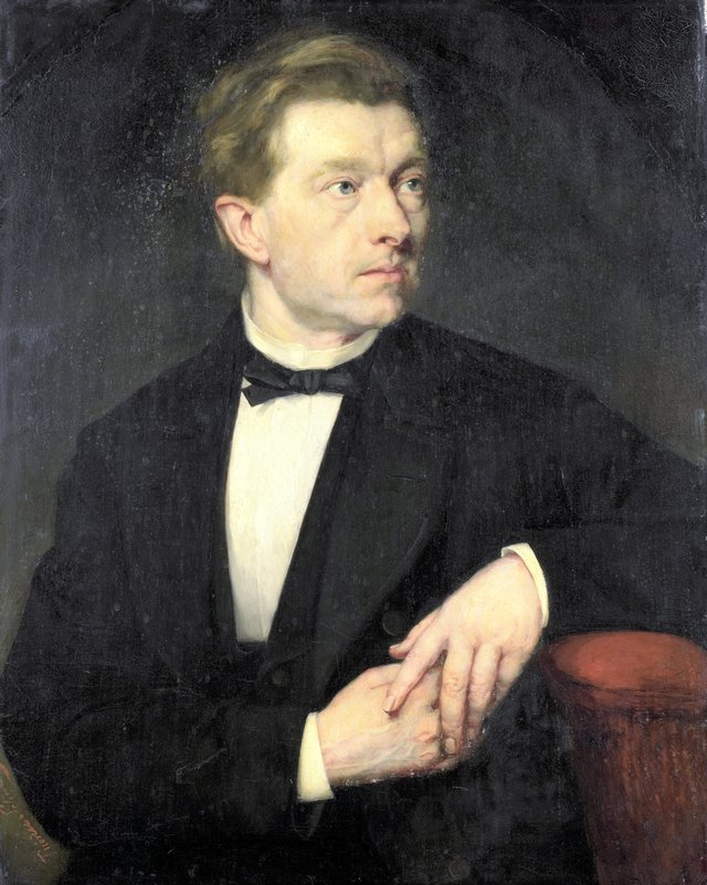 Portrait of Dr. J. L. Dusseau by Thérèse Schwartze