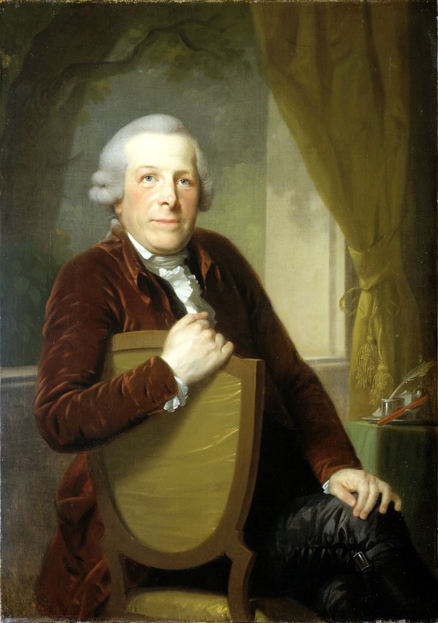 Portrait of Johannes Lublink II, Philosopher, Writer and Statesman (1736-1816) by Johann Friedrich August Tischbein