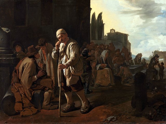 Feeding the Hungry by Michiel Sweerts