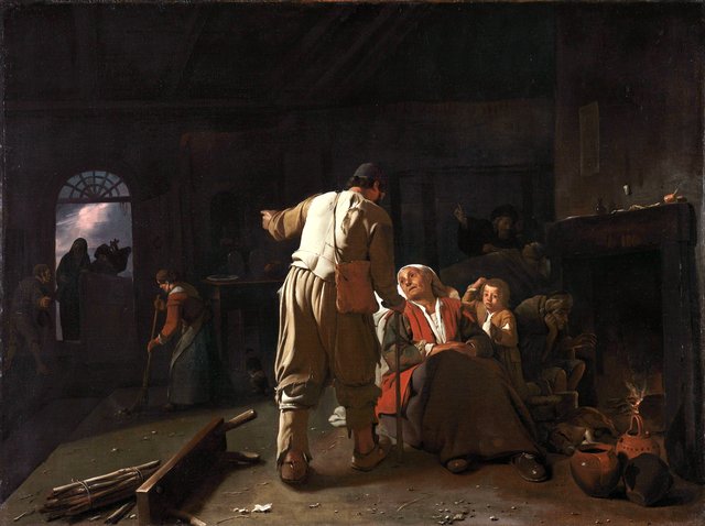 Visiting the Sick by Michiel Sweerts