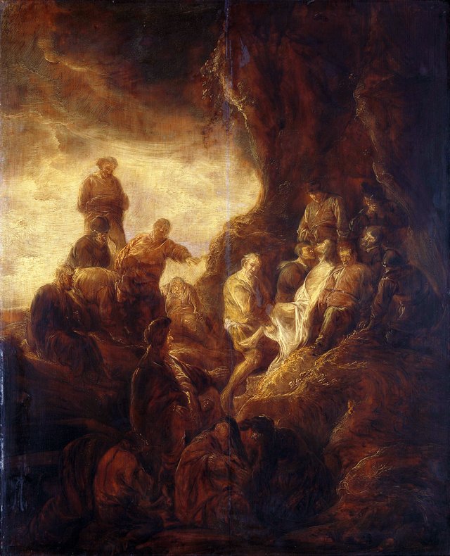 The entombment by Benjamin Gerritsz Cuyp