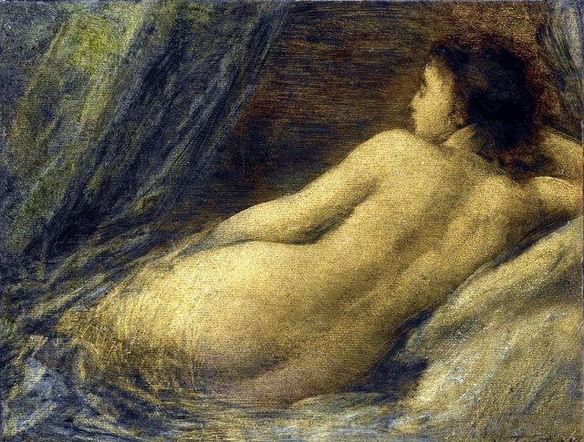 Reclining Nude by Henri Fantin-Latour