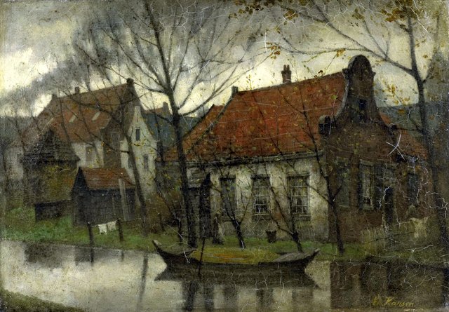 View in a Village by Eduard Karsen
