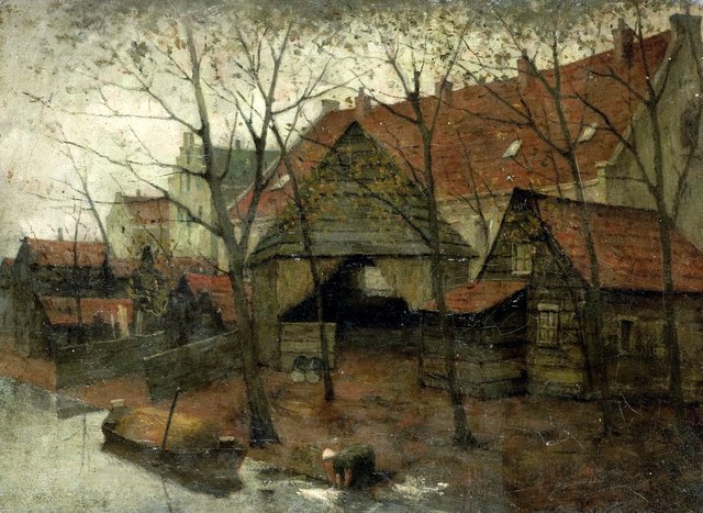 The Vinkenbuurt near Amsterdam by Eduard Karsen