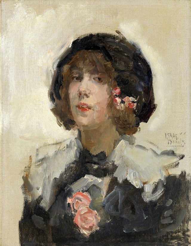 Portret van een vrouw by Isaac Israëls