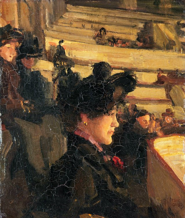 At the Theatre by Isaac Israëls