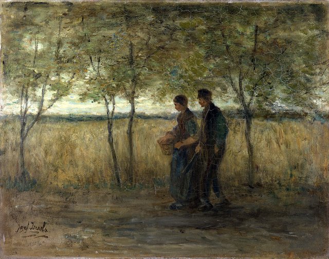 Turning homewards by Jozef Israëls