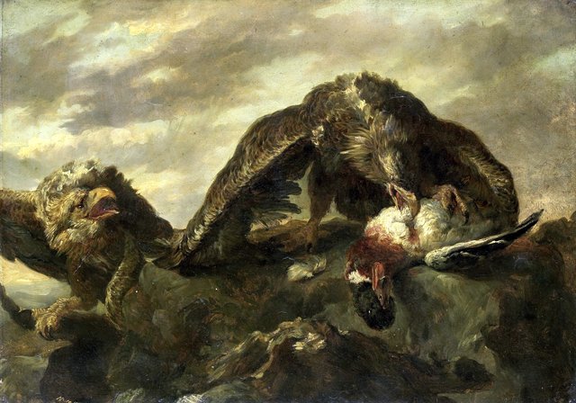 Eagles on Rocks by Jan Fyt