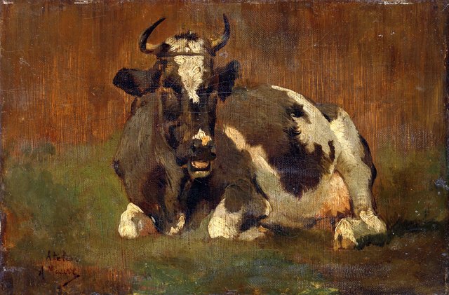 Lying Cow by Anton Mauve