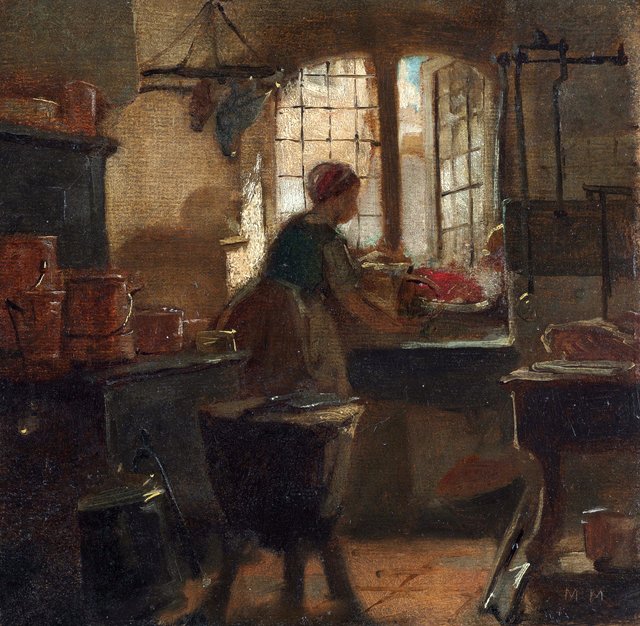 Kitchen by Matthijs Maris