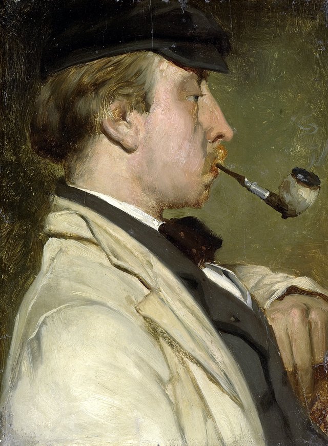 Portrait of Louis Sierig, Painter by Matthijs Maris