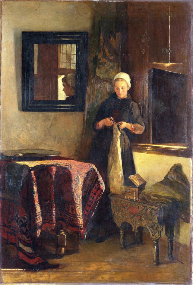A Sunny Corner by Christoffel Bisschop