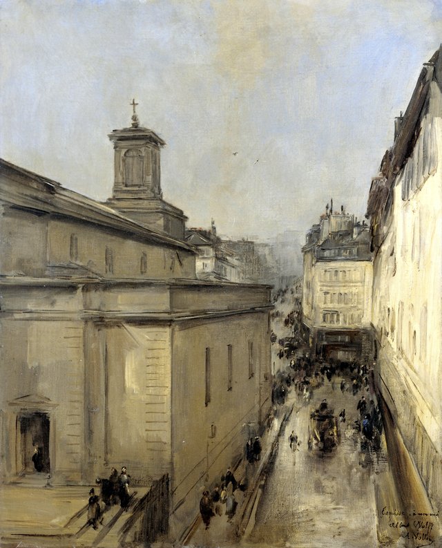 View of Paris by Antoine Vollon