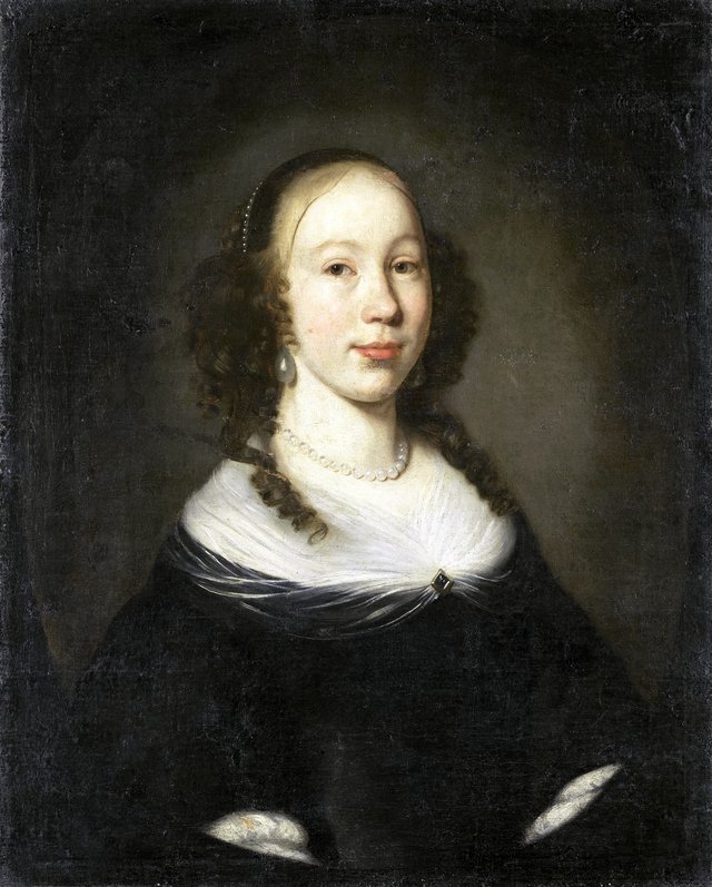 Portrait of a young woman by Nicolaes Maes