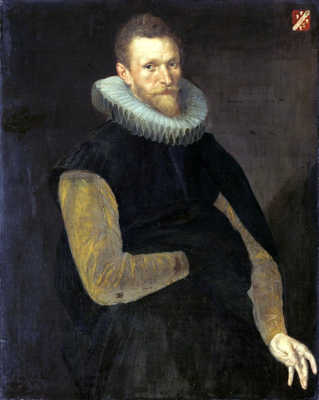 Portrait of Jacob Cornelisz Banjaert, called van Neck (1564-1638). Admiral & mayor of Amsterdam by Cornelis Ketel