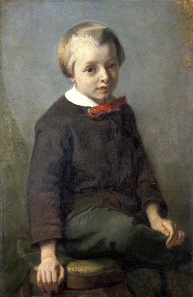 Portrait of a Boy by August Allebé