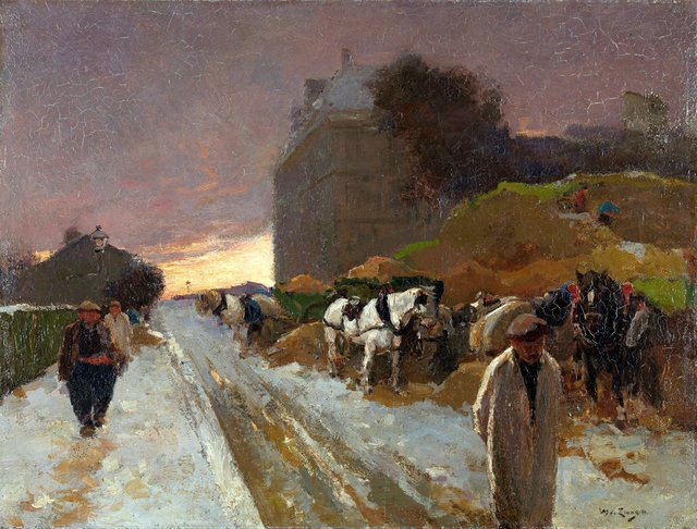 Street in Montmartre by Willem de Zwart