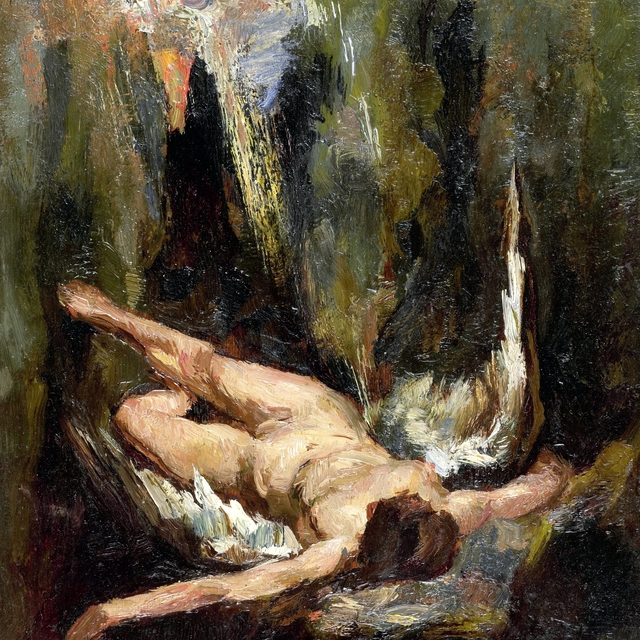 De gevallen engel by Willem de Zwart