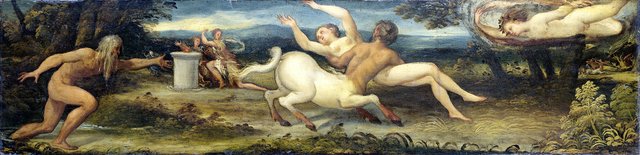 Nessus and Deianira by Lambert Sustris