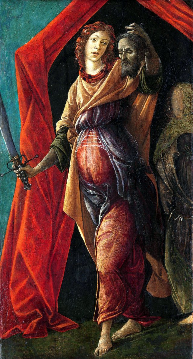 Judit with the Head of Holofernes by Sandro Botticelli