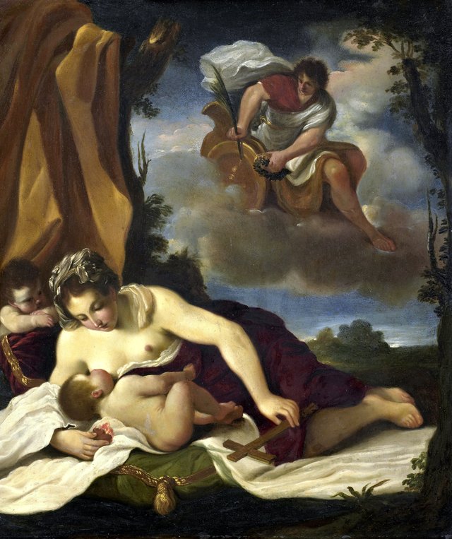 Caritas by Guercino