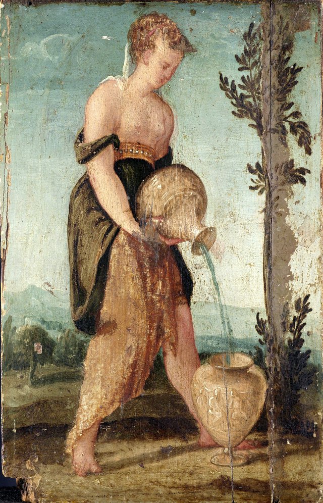 Woman with Water Jug by Lambert Sustris