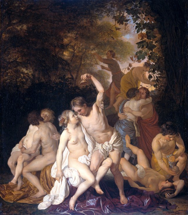 Bacchic scene by Jacob van Loo