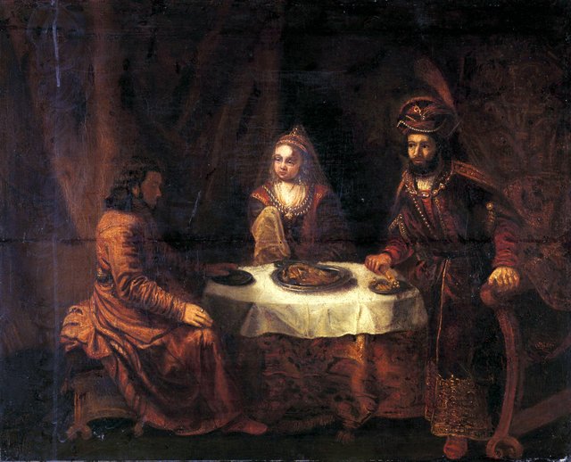 The wrath of Ahasuerus by Gerbrand van den Eeckhout