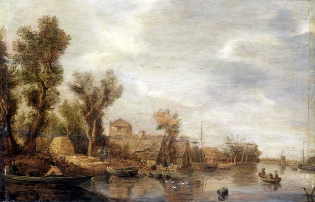 River view by Jan van Goyen