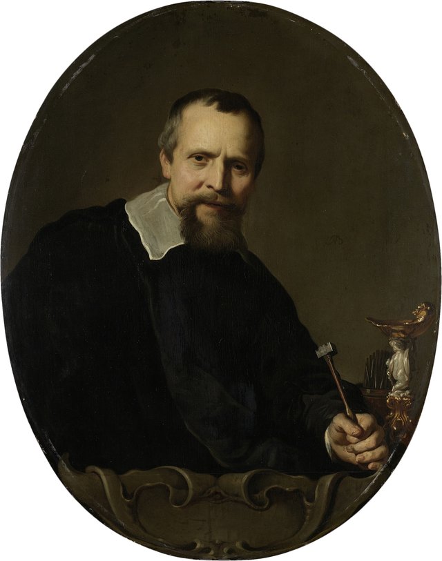Jan Lutma (1584/85-1669). Amsterdam silversmith by Jacob Adriaensz Backer