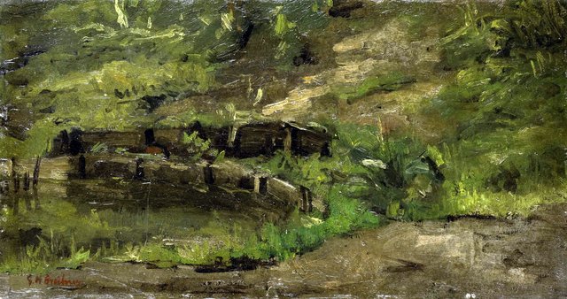 Meadow Landscape by George Hendrik Breitner
