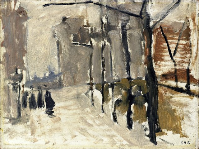 Cityscape in The Hague (?) (?) by George Hendrik Breitner