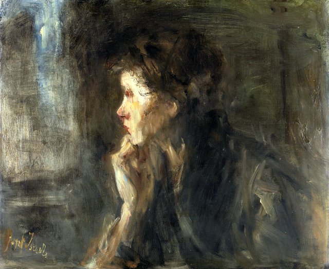 The thinker by Jozef Israëls