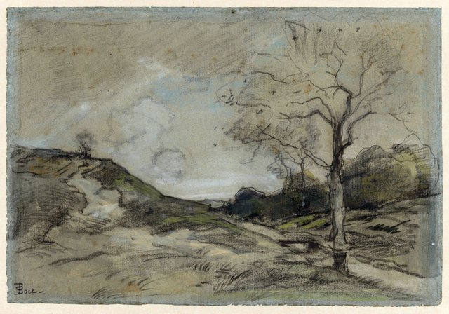 Duinlandschap by Théophile de Bock