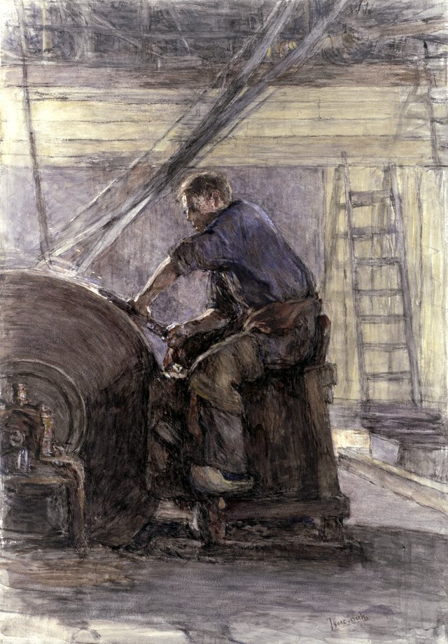 The Sharpener by Isaac Israëls