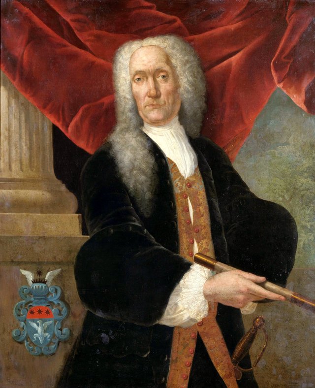 Portrait of gouverneur-generaal Abraham Patras by Theodorus Justinus Rheen