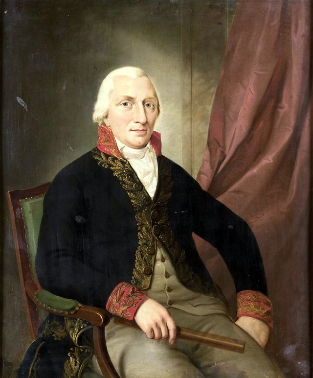 Portrait of Albertus Henricus Wiese, Governor-General of the Dutch East Indies by Adriaan de Lelie