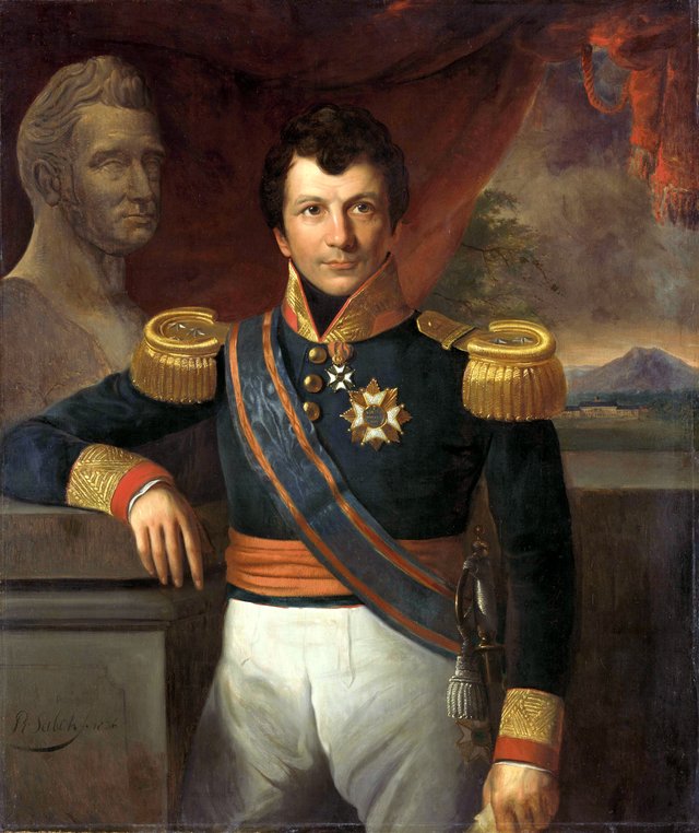 Portrait of Johannes Graaf van den Bosch (1780-1844), Gouverneur-generaal (1830-33) by Raden Saleh