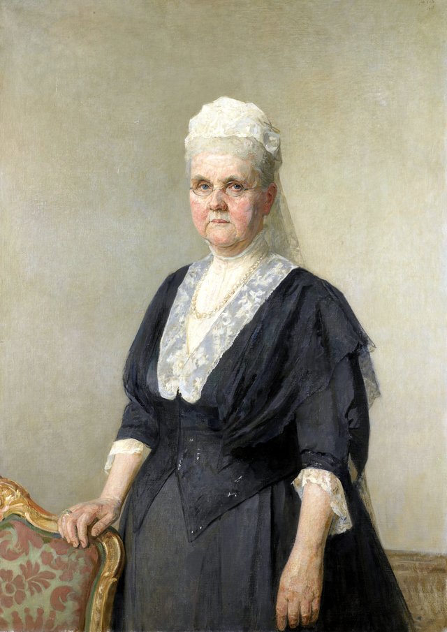 Queen Emma, Princess of Waldeck-Pyrmont, Widow of King William III by Jan Veth