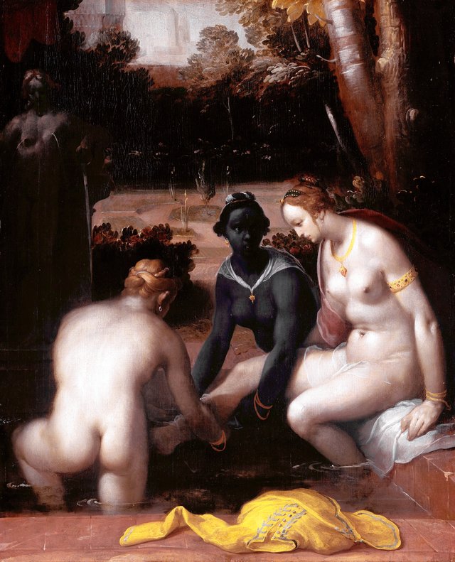 Bathsheba at her Toilet by Cornelis van Haarlem